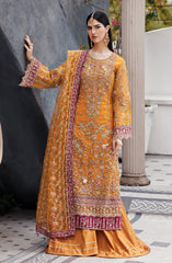 RUHAB | 3Pc Unstitched Suit Festive Embroidered Nawabzadi By Emaan Adeel