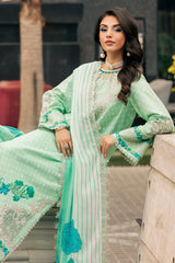 CSM5-02 | 3PC Unstitched Suit Embroidered Voile Swiss Miss By Charizma