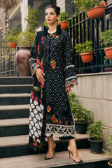 CSM5-01 | 3PC Unstitched Suit Embroidered Voile Swiss Miss By Charizma