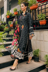 CSM5-01 | 3PC Unstitched Suit Embroidered Voile Swiss Miss By Charizma