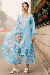 CSM5-04 | 3PC Unstitched Suit Embroidered Voile Swiss Miss By Charizma