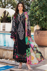 CP4-41 | 3-PC Unstitched Printed Lawn Shirt with Chiffon Dupatta and Trouse C Print By Charizma