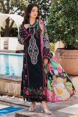 CP4-41 | 3-PC Unstitched Printed Lawn Shirt with Chiffon Dupatta and Trouse C Print By Charizma