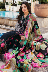 CP4-41 | 3-PC Unstitched Printed Lawn Shirt with Chiffon Dupatta and Trouse C Print By Charizma