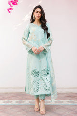 ED4-12 | 3Pc Unstitched Suit Embroidered Lawn Collection Eid Edit By Charizma