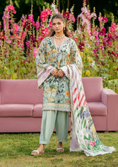 3-PC Unstitched Digital Printed Lawn By Elaf Premium | EPS-7B