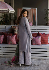 3-PC Unstitched Luxury Embroidered Lawn By Kahf | KLR-04 Lilia