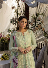 3-PC Unstitched Luxury Embroidered Lawn By Kahf | KLR-05 Nora
