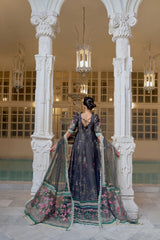 3-PC Unstitched Embroidered Lawn Luxury Lawn By Sobia Nazir | LEE26-10A
