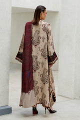 Digital Printed Viscose Silk Back Sleeve & Trouser by Baroque