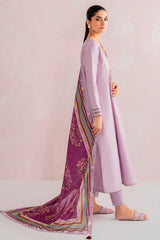 3-PC Unstitched Embroidered Dobby Lawn By Jazmin | 9089