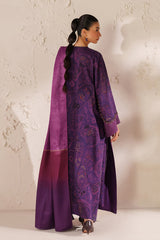 3-PC Unstitched Embroidered Viscose Silk By Baroque | UF-4291