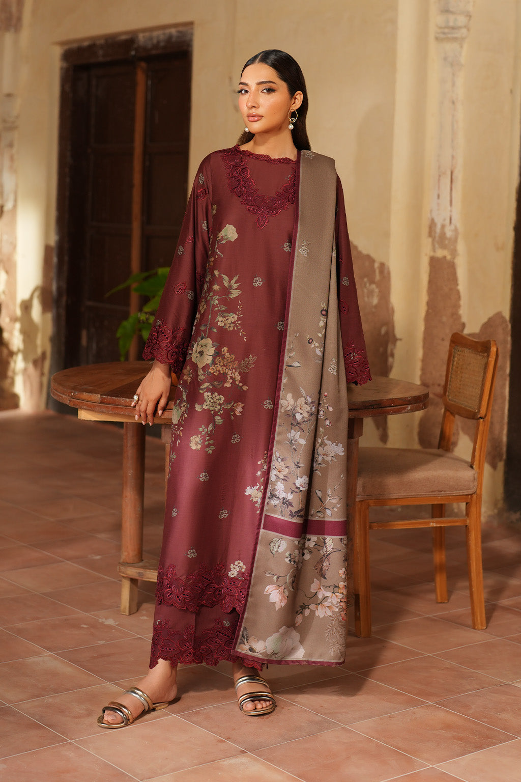 3-PC Unstitched Printed Viscose Linen By Iznik | IPF-03