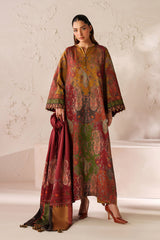 3-PC Unstitched DIGITAL PRINTED VISCOSE By Baroque | UF-4292