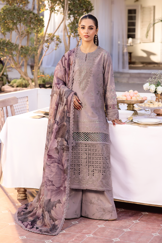 NKG-08 | 3PC Unstitched Embroidered Lawn Nani Ka Ghar By Iznik Fashion