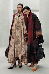 Digital Printed Viscose Silk Back Sleeve & Trouser by Baroque