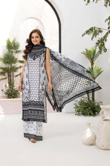 Unstitched 3-PC Embroidered Lawn Vital Collection By Sobia Nazir - VT25-10A