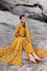 3-Pc Charizma Print Melody Printed Lawn With Embroidered Chiffon Dupatta PM4-12