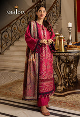 AJIW-04 - 3Piece - Winter Shawl By Asim Jofa