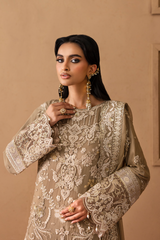 3-PC Unstitched Chiffon Embroidered Sheherzadi By Emaan Adeel | Ulfat