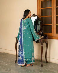 3-PC Unstitched Embroidered Lawn Aashiyana By Roheenaz | RNZ-02A