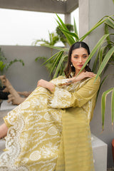 JK-02 MELIS | 3Pc Unstitched Qline Lawn Collection By Qalamkar