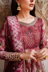 3-PC Unstitched Printed Charmeuse Printed Formals By Iznik | UE-533