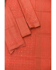 4-PC Unstitched Lawn Embroidered Suit | LE-10