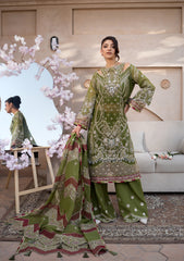 EFH-08 PARWAANA | 3Pc Unstitched Suit Festive Formal Handwork Collection Celebration By Elaf Premium