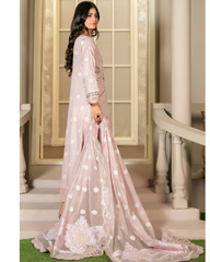 3-PC Unstitched Embroidered Lawn Khwaish By Tawakkal Fabrics | D-2623
