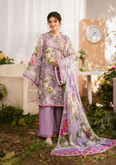 3-PC Unstitched Digital Printed Lawn By Elaf Premium | EPS-5B