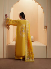 3-PC Unstitched Embroidered Lawn Mashriq By Bin Ilyas | D-111-A