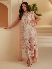 3-PC Unstitched Embroidered Lawn Mashriq By Bin Ilyas | D-111-B
