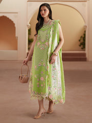 3-PC Unstitched Embroidered Lawn Mashriq By Bin Ilyas | D-112-A