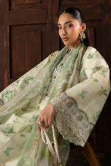 3-PC Unstitched Embroiderd Lawn By Baroque | UF-4420