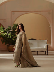 3-PC Unstitched Embroidered Lawn Mashriq By Bin Ilyas | D-113-A
