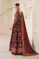 3-PC Unstiched Embroidered Net By Baroque |  CH14-05