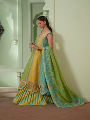 3-PC Unstitched Embroidered Lawn Mashriq By Bin Ilyas | D-114-A