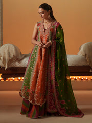 3-PC Unstitched Embroidered Lawn Mashriq By Bin Ilyas | D-114-B