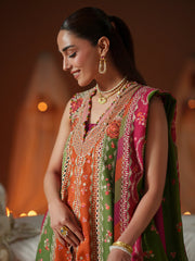 3-PC Unstitched Embroidered Lawn Mashriq By Bin Ilyas | D-114-B