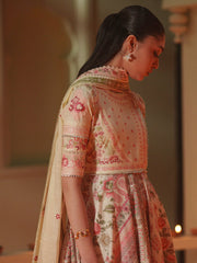 3-PC Unstitched Embroidered Lawn Mashriq By Bin Ilyas | D-115-A