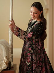 3-PC Unstitched Embroidered Lawn Mashriq By Bin Ilyas | D-115-B