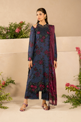 Unstitched 3-PC Embroidered Festive Lawn Eid Edit By Iznik EFL-12
