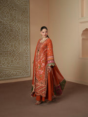 3-PC Unstitched Embroidered Lawn Mashriq By Bin Ilyas | D-116-A