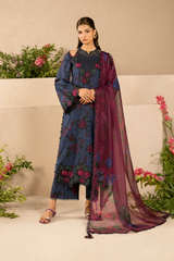 Unstitched 3-PC Embroidered Festive Lawn Eid Edit By Iznik EFL-12