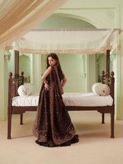 3-PC Unstitched Embroidered Lawn Mashriq By Bin Ilyas | D-117-B