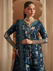 3-PC Unstitched Embroidered Lawn Mashriq By Bin Ilyas | D-117-C