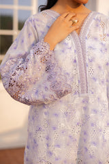 3-PC Unstitched Embroiderd Lawn By Baroque | UF-4149