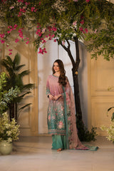 Unstitched 3-PC Embroidered Lawn Vital Collection By Sobia Nazir - VT25-11A