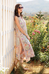 MPT-2511-A | 3Pc Unstitched Suit Printed Lawn Spring Summer 25 M Print By Maria B